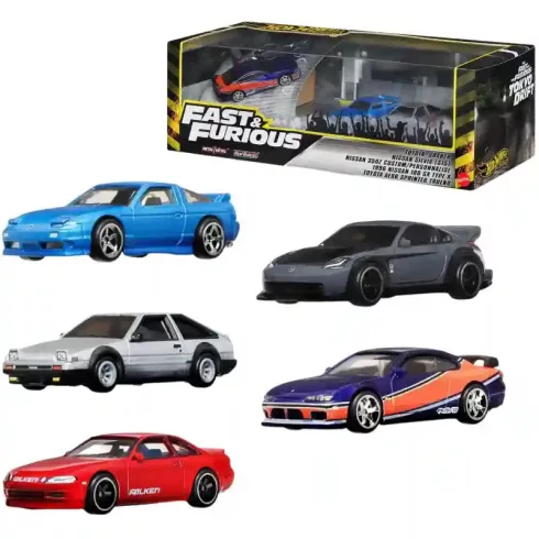  Mattel Hot Wheels Premium kisautók 5 darabos szett - Fast & Furious: Tokyo Drift