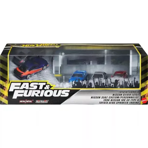  Mattel Hot Wheels Premium kisautók 5 darabos szett - Fast & Furious: Tokyo Drift