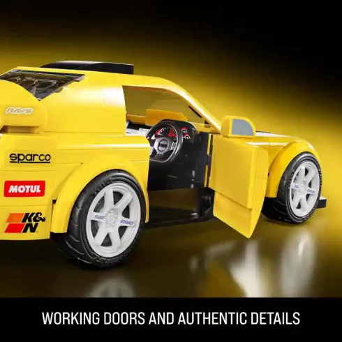 Mattel Brick Shop Hot Wheels '07 Honda S2000 építőjáték kisautóval