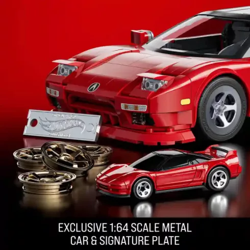 Mattel Brick Shop Hot Wheels ’90 Acura NSX építőjáték kisautóval