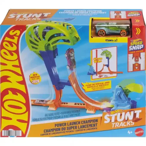 Mattel Hot Wheels függőleges ugrató pályaszett kisautóval
