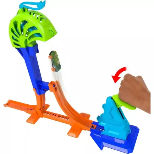 Mattel Hot Wheels függőleges ugrató pályaszett kisautóval