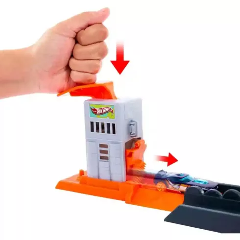 Mattel Hot Wheels gorilla támadás pályaszett kisautóval