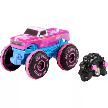   Mattel Barbie Hot Wheels Monster Trucks RC távirányítós autója 20cm
