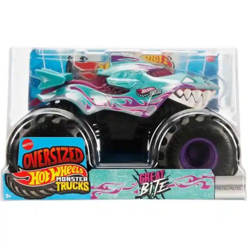 Mattel Hot Wheels Monster Trucks Oversized 1:24 Great Bite fém játékautó