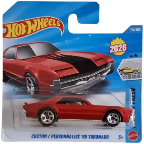  Mattel Hot Wheels Custom '66 Oldsmobile Toronado kisautó