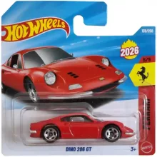  Mattel Hot Wheels Ferrari Dino 206 GT kisautó