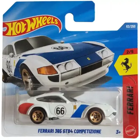  Mattel Hot Wheels Ferrari 365 GTB4 Competizione kisautó