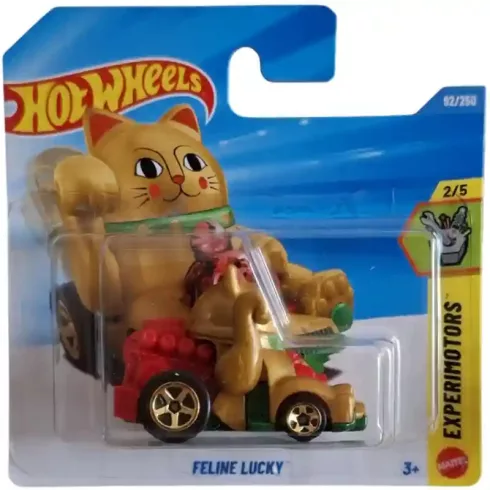  Mattel Hot Wheels Feline Lucky (integető macska) kisautó