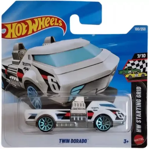  Mattel Hot Wheels Twin Dorado kisautó
