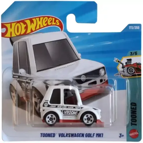 Mattel Hot Wheels Tooned Volkswagen Golf MK1 kisautó