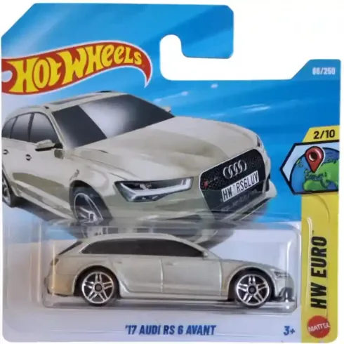  Mattel Hot Wheels '17 Audi RS 6 Avant kisautó