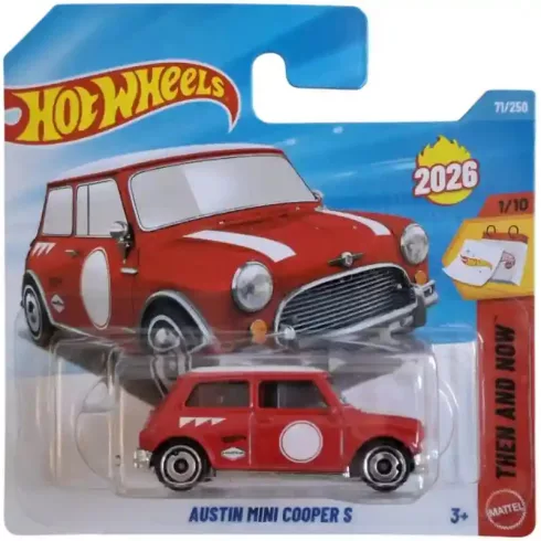  Mattel Hot Wheels Austin Mini Cooper S kisautó
