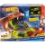 Mattel Hot Wheels Monster Trucks kígyómarás pályaszett Bone Shaker autóval