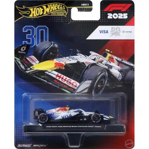  Mattel Hot Wheels Premium Visa Cash App Racing Bulls Formula One Team kisautó