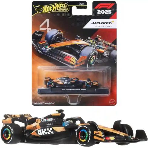  Mattel Hot Wheels Premium McLaren Formula 1 Team kisautó