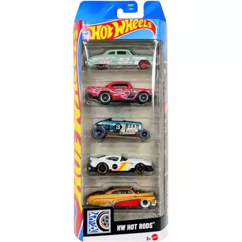 Mattel Hot Wheels kisautók 5 darabos szett - HW Hot Rods™