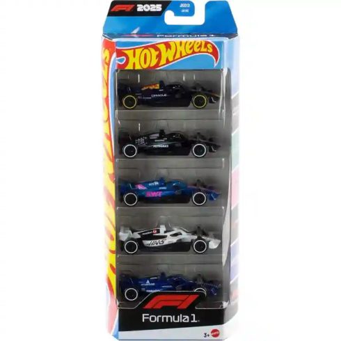 Mattel Hot Wheels kisautók 5 darabos szett - Formula 1®