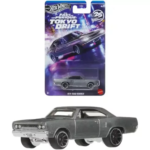 Mattel Hot Wheels Fast & Furious: Tokyo Drift 1970 Road Runner kisautó
