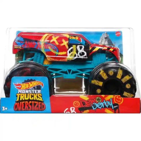 Mattel Hot Wheels Monster Trucks Oversized 1:24 Demo Derby fém játékautó