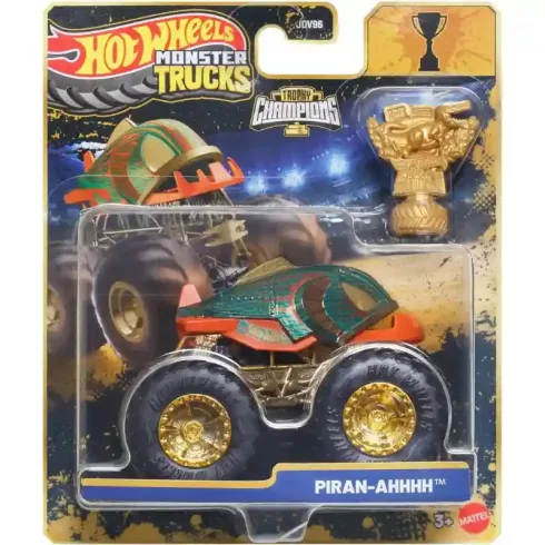 Mattel Hot Wheels Monster Trucks Trophy Champions Piran-ahhhh kisautó