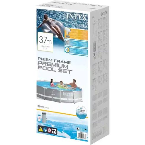 Intex Prism Frame fémvázas medence vízforgatóval 366 x 76 cm