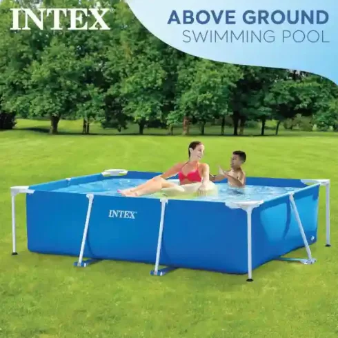 Intex Rectangular Frame fémvázas medence 220 x 150 x 60 cm