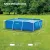 Intex Rectangular Frame fémvázas medence 220 x 150 x 60 cm