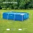Intex Rectangular Frame fémvázas medence 300 x 200 x 75 cm