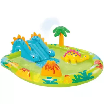   Intex felfújható dinoszaurusz medence játszótér 191 x 152 x 58 cm