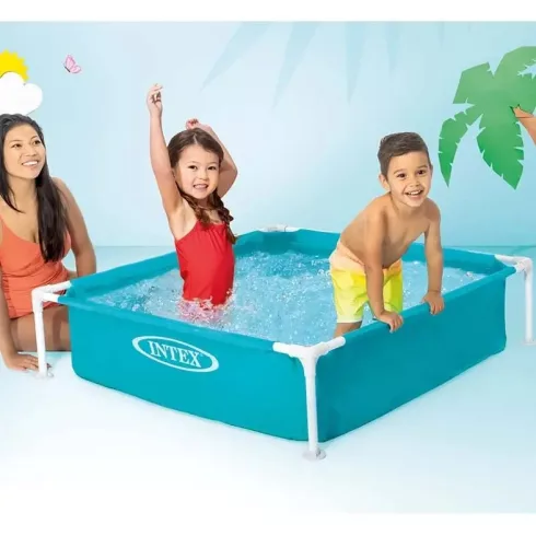 Intex Mini fémvázas gyerekmedence 122 x 122 x 30 cm