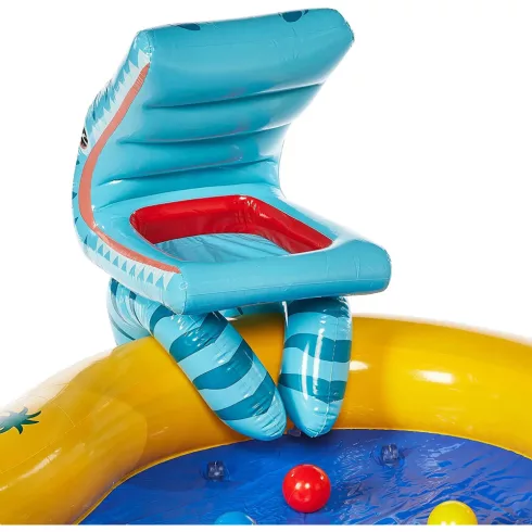 Intex felfújható dinoszaurusz medence játszótér 249 x 191 x 109 cm