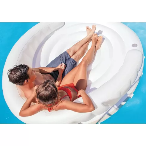 Intex felfújható úszósziget fotel árnyékolóval 199 x 150 cm