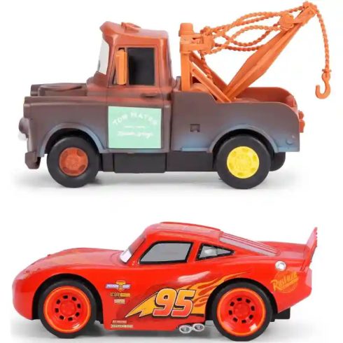 Jada Toys - Verdák: Villám McQueen és Matuka távirányítós RC játékautók 15cm