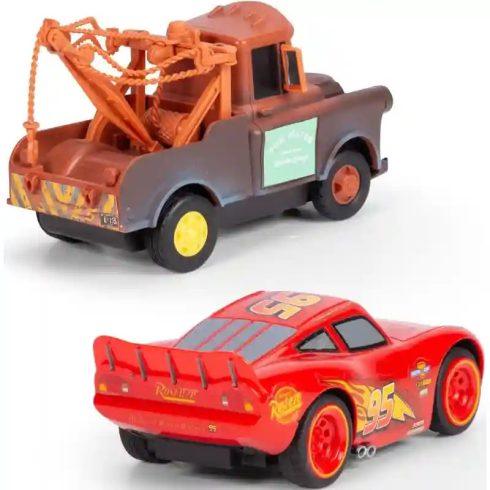 Jada Toys - Verdák: Villám McQueen és Matuka távirányítós RC játékautók 15cm