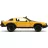   Jada Toys - Transformers: 1977 Chevrolet Camaro Bumblebee fém játékautó 22cm emblémával