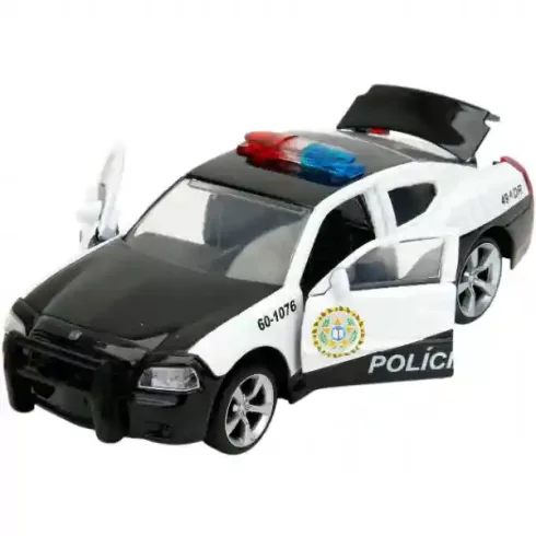 Jada Toys - Halálos iramban: 2006 Dodge Charger Police fém játékautó 13cm