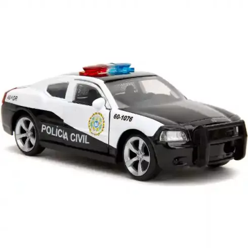 Jada Toys - Halálos iramban: 2006 Dodge Charger Police fém játékautó 13cm