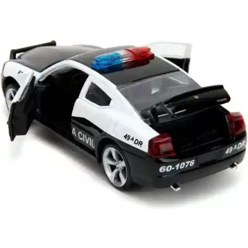 Jada Toys - Halálos iramban: 2006 Dodge Charger Police fém játékautó 13cm