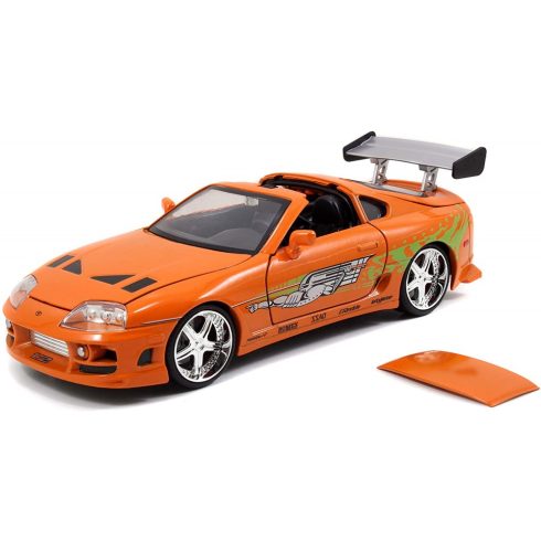 Jada Toys - Halálos iramban: Brian's 1995 Toyota Supra fém játékautó 22cm