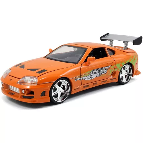 Jada Toys - Halálos iramban: Brian's 1995 Toyota Supra fém játékautó 22cm