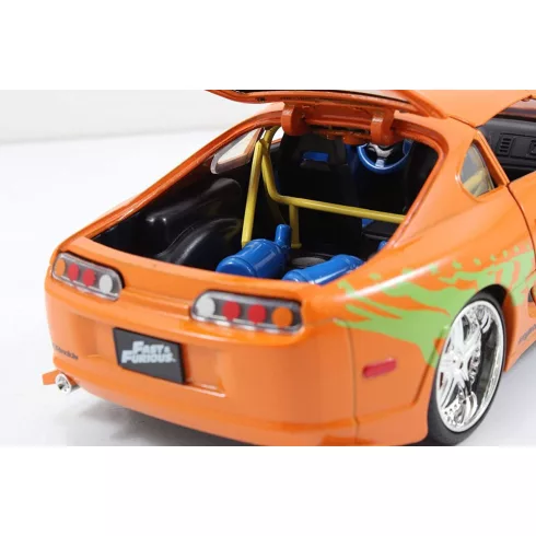 Jada Toys - Halálos iramban: Brian's 1995 Toyota Supra fém játékautó 22cm
