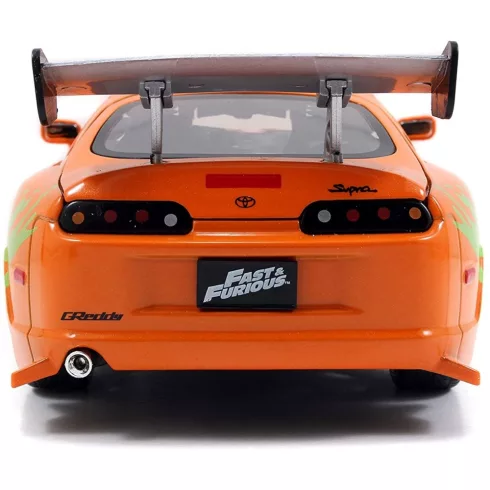 Jada Toys - Halálos iramban: Brian's 1995 Toyota Supra fém játékautó 22cm