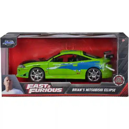 Jada Toys - Halálos iramban: Brian's Mitsubishi Eclipse fém játékautó 20cm