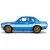 Jada Toys - Halálos iramban: Brian's 1974 Ford Escort fém játékautó 20cm
