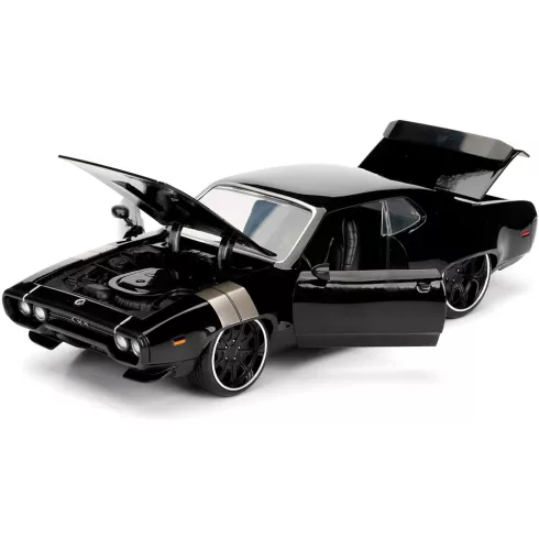 Jada Toys - Halálos iramban: Dom's 1972 FF8 Plymouth GTX fém játékautó 22cm