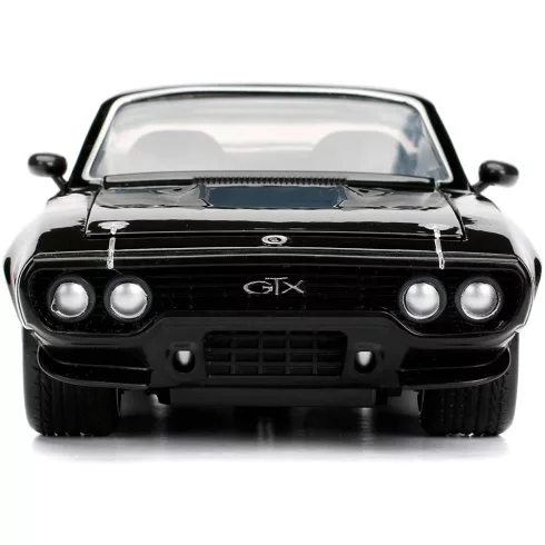 Jada Toys - Halálos iramban: Dom's 1972 FF8 Plymouth GTX fém játékautó 22cm