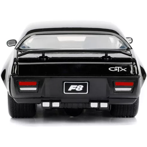 Jada Toys - Halálos iramban: Dom's 1972 FF8 Plymouth GTX fém játékautó 22cm