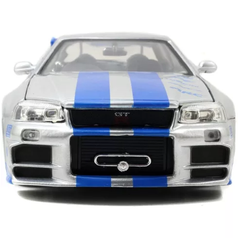 Jada Toys - Halálos iramban: Brian's Nissan Skyline GT-R fém játékautó 21cm