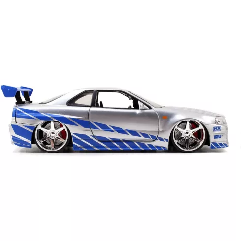 Jada Toys - Halálos iramban: Brian's Nissan Skyline GT-R fém játékautó 21cm